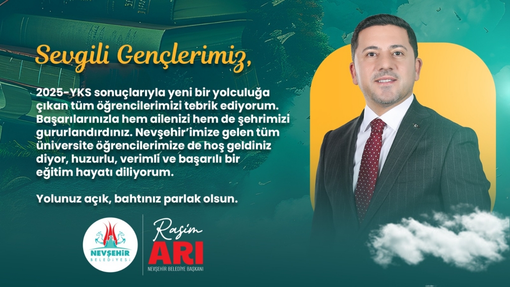 Başkan Arı&rsquo;dan &Uuml;niversite &Ouml;ğrencilerine Kutlama Mesajı
