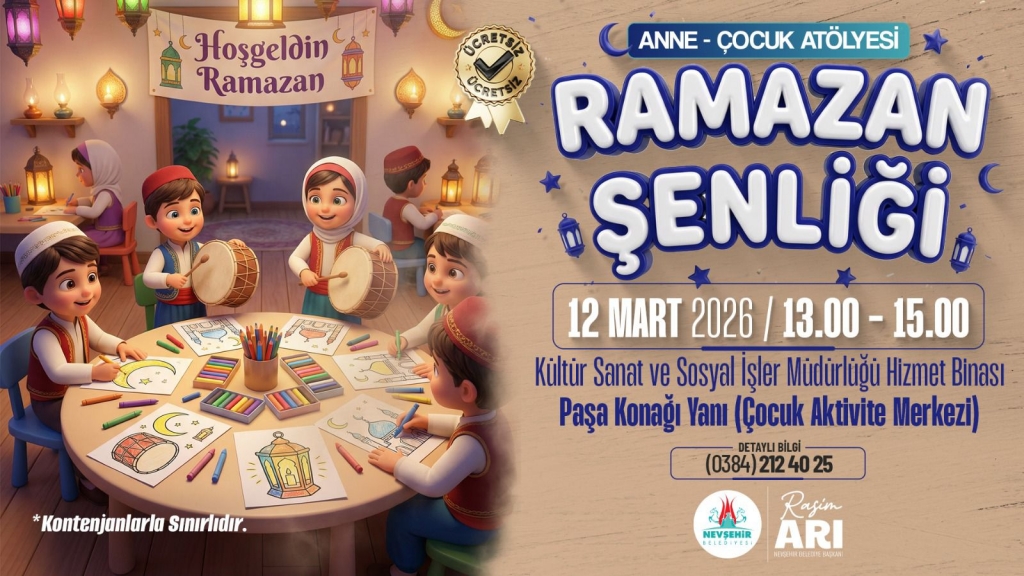 Nevşehir'de Anne-&Ccedil;ocuk Ramazan Etkinliği D&uuml;zenleniyor