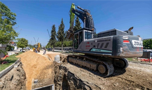 Tire&rsquo;de altyapı yenileniyor, caddeler modernleşiyor