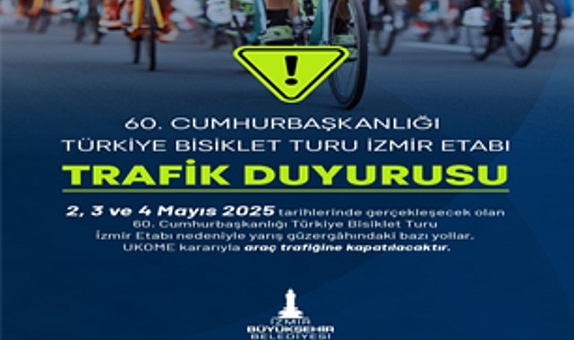 Trafikte Cumhurbaşkanlığı T&uuml;rkiye Bisiklet Turu d&uuml;zenlemesi