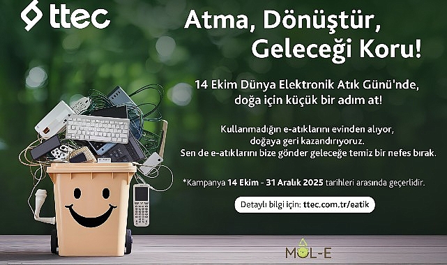 ttec D&uuml;nya Elektronik Atık G&uuml;n&uuml;&rsquo;nde başlattığı e-atık kampanyasını başarıyla tamamladı