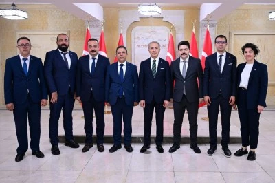 T&uuml;rk B&uuml;ro-Sen Heyetinden Vali K&ouml;k&rsquo;e Hayırlı Olsun Ziyareti