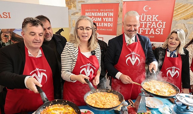 T&uuml;rk Mutfağı Haftası&rsquo;na Menemen damgası!