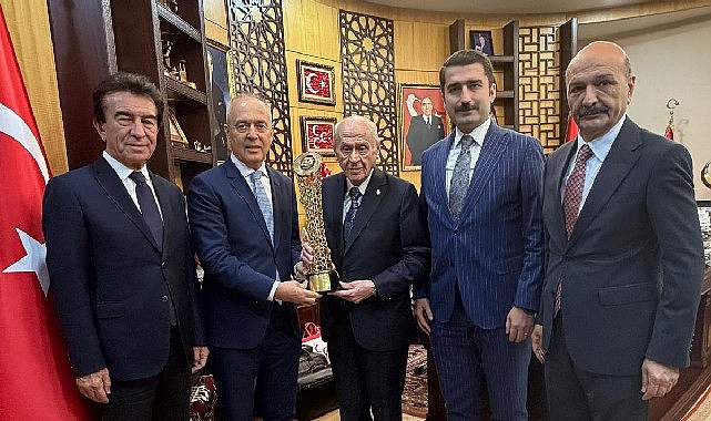 T&uuml;rkiye Bisiklet Federasyonu'ndan MHP Genel Başkanı Devlet Bah&ccedil;eli Ziyareti