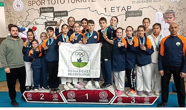 T&uuml;rkiye Yıldızlar Ligi&rsquo;nde Madalyalar Osmangazi&rsquo;ye Yağdı