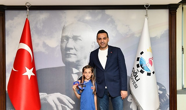 T&uuml;rkiye&rsquo;nin En Hızlısı G&uuml;neş&rsquo;e &Ccedil;iğli Belediye Başkanı Yıldız&rsquo;dan destek