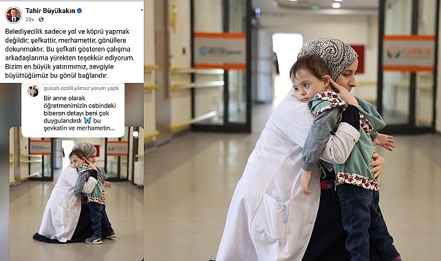 T&uuml;rkiye'yi duygulandıran fotoğrafa Başkan B&uuml;y&uuml;kakın'ın yorumu