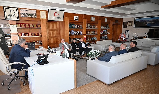 T&Uuml;RSAB BTK y&ouml;netiminden Başkan Topaloğlu&rsquo;na ziyaret
