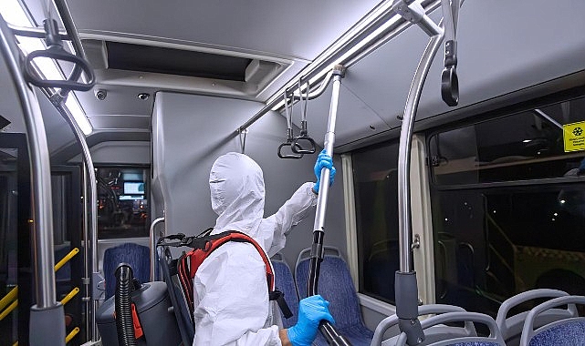 UlaşımPark otob&uuml;slerinde hijyen &ouml;n planda