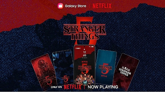 Upside Down ge&ccedil;idi sizi bekliyor: Samsung ve Netflix, Galaxy cihazlara &ouml;zel &ldquo;Stranger Things&rdquo; teması sundu