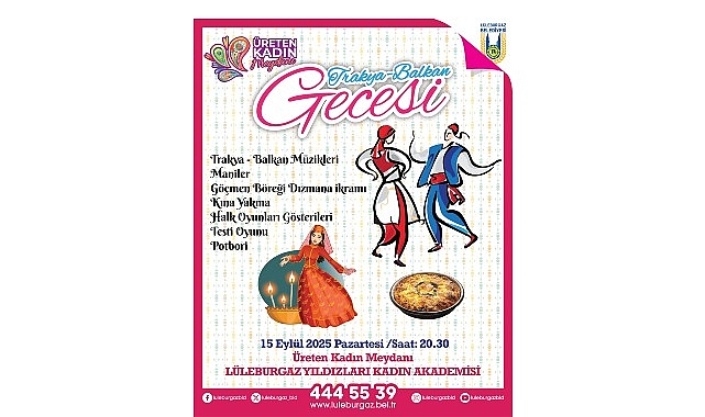 &Uuml;reten Kadın Meydanı'nda final gecesi
