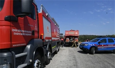 Urla Balıklova&rsquo;da orman yangını alarmı