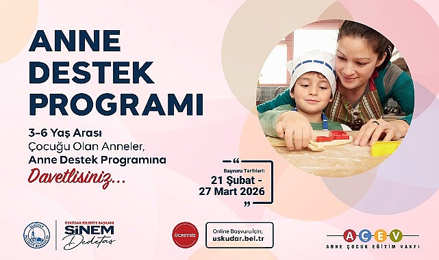 &Uuml;sk&uuml;dar Belediyesi, A&Ccedil;EV Anne Destek Programı&rsquo;nın İkincisini Başlatıyor