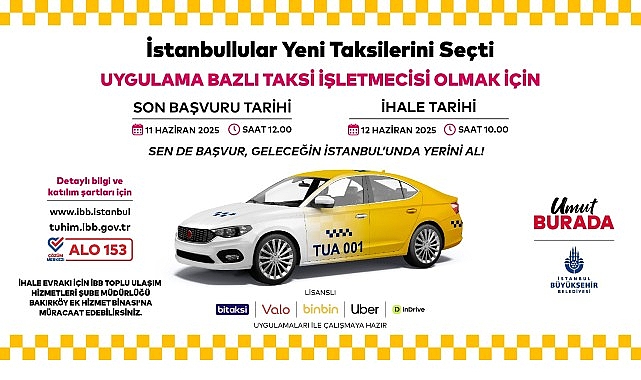 &lsquo;Uygulama Bazlı Taksi Taşımacılığı&rsquo; Hayata Ge&ccedil;iriliyor