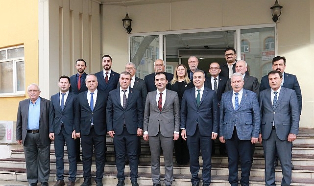 Vali Hayrettin &Ccedil;i&ccedil;ek&rsquo;ten Başkan Kalaycı&rsquo;ya İade-i Ziyaret