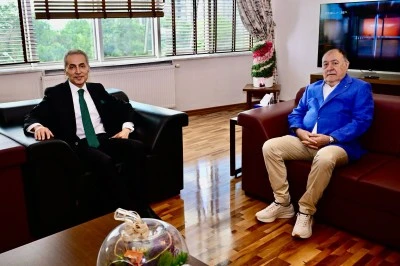 Vali K&ouml;k&rsquo;ten NTSO Başkanı Parmaksız&rsquo;a Ziyaret