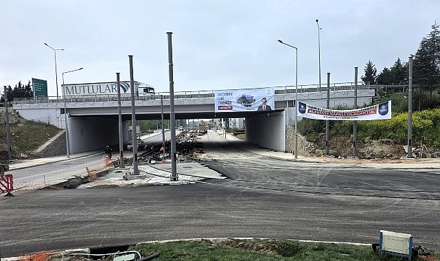 Vatan Caddesi kavşağında &ccedil;alışmalar tamam