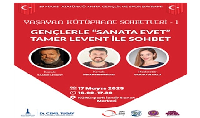 &ldquo;Yaşayan K&uuml;t&uuml;phane Sohbetleri&rdquo; Tamer Levent ile başlıyor