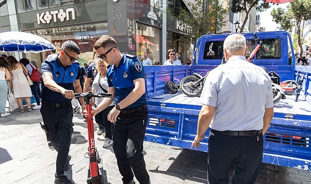 Yaya yollarında scooter ve motora ge&ccedil;it yok