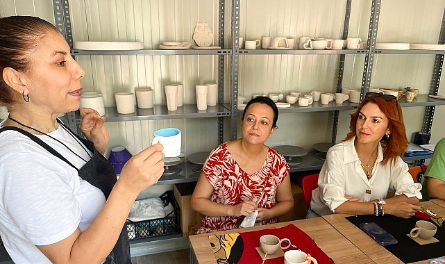Yenişehir Belediyesinden kadınlara y&ouml;nelik seramik sanatı eğitimi