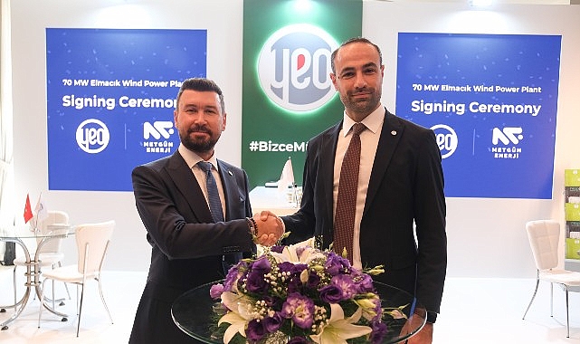 YEO ve Met-G&uuml;n Enerji&rsquo;den 70 MW'lık r&uuml;zgar enerjisi santrali
