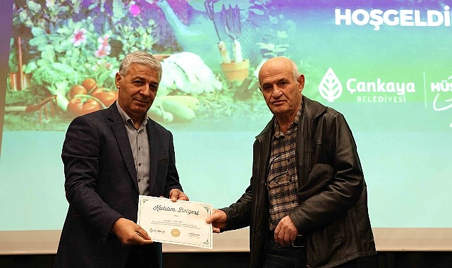 Yeşilin Kalbi &Ccedil;ankaya&rsquo;da 300 Bah&ccedil;ıvan Sertifika Aldı