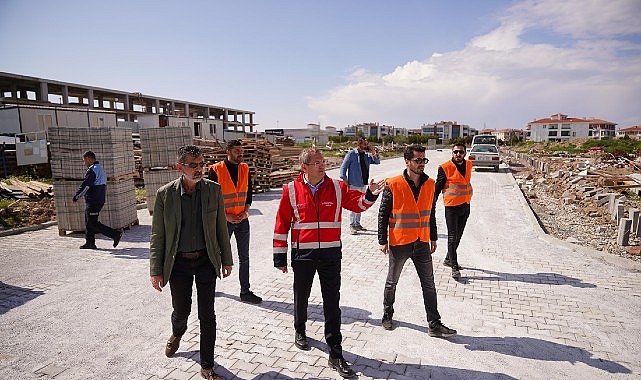 Yol yapım &ccedil;alışmaları hızlandırıldı