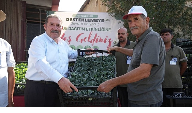 Y&uuml;zde 50 Hibeli Kışlık Sebze Fidesi Desteği &Uuml;reticilerle Buluştu