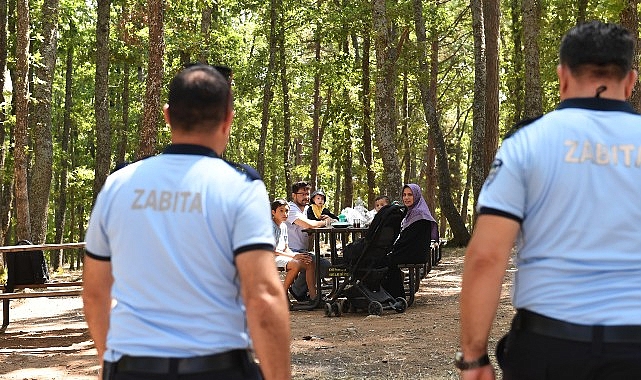 Zabıta ekipleri orman yangınlarını &ouml;nlemek i&ccedil;in denetimde